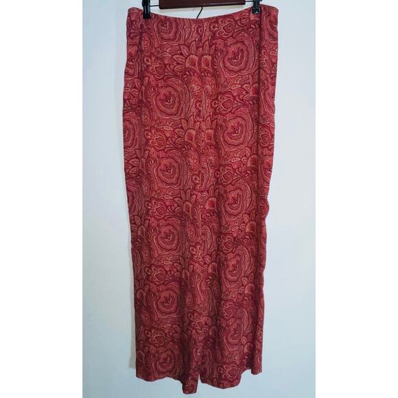 Talbots Pure Silk Top & Pants‎ Set - Women's Size 16 - Wide Leg Pants w/ Top - Picture 4 of 16